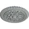 Ekena Millwork York Ceiling Medallion (Fits Canopies up to 3 5/8"), 21 5/8"OD x 2 1/2"P, Primed White CM21YO - alternate 2